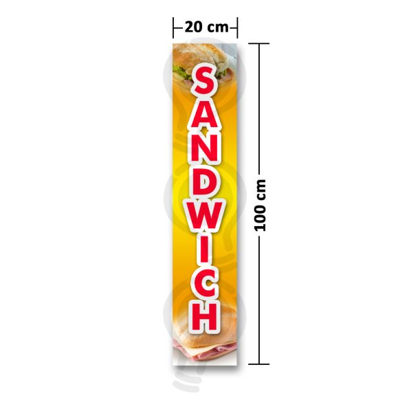 Mini Pendón Minipendones-Sandwich-100x20 OfertaPYME