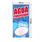 Pendón Publicitario Colgante Agua Purificada