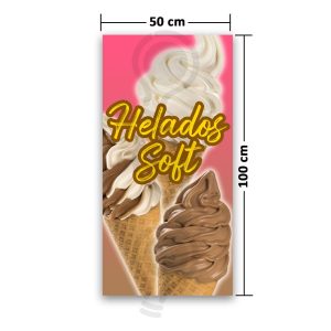 Pendón Helados Soft