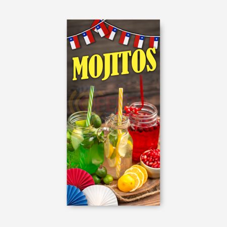 Pendón Mojitos Fiestas Patrias