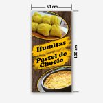 Pendón Publicitario Colgante Humitas pastel de choclo