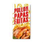 Pendón Publicitario Colgante Pollo Asado M3