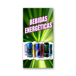 Pendón de Bebidas Energéticas