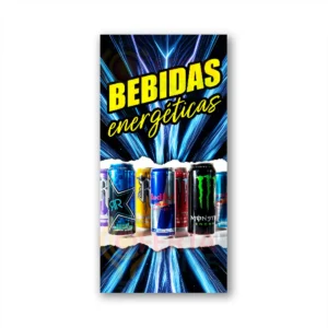 Pendón de Bebidas Energéticas