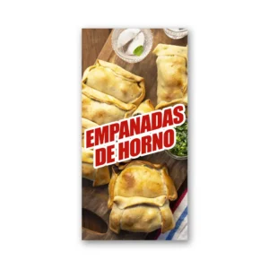 Pendón Publicitario Colgante Empanadas de Horno