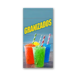 Pendón Publicitario Colgante Granizados