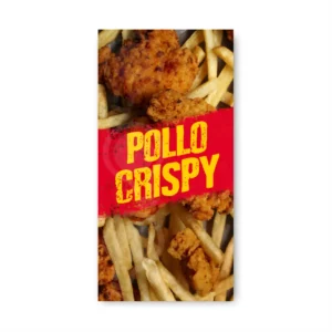 Pendón Publicitario Colgante Pollo Crispy