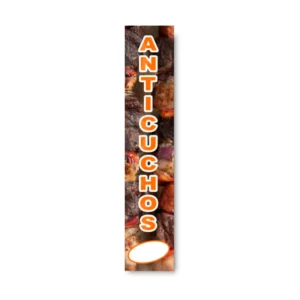mini pendón Anticuchos Fábrica de Pendones