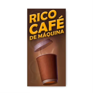 Pendon Publicitario Colgante Café