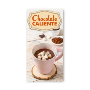 Pendon Publicitario Colgante Chocolate Caliente