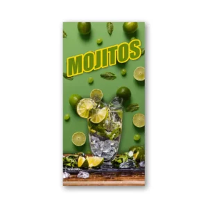pendon publicitario colgante mojitos