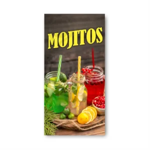 pendon publicitario colgante mojitos