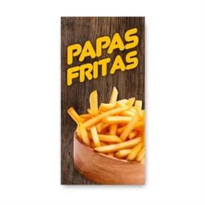 pendón Papas Fritas Fábrica de Pendones