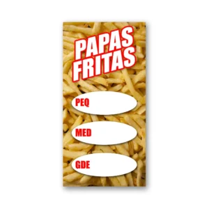 Pendón Papas Fritas Fábrica de Pendones
