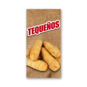 Pendon Publicitario colgante tequeños