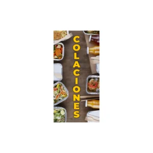 Pendón publicitario colgante Colaciones