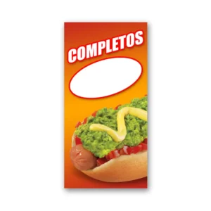 Pendon Publicitario colgante coompleto