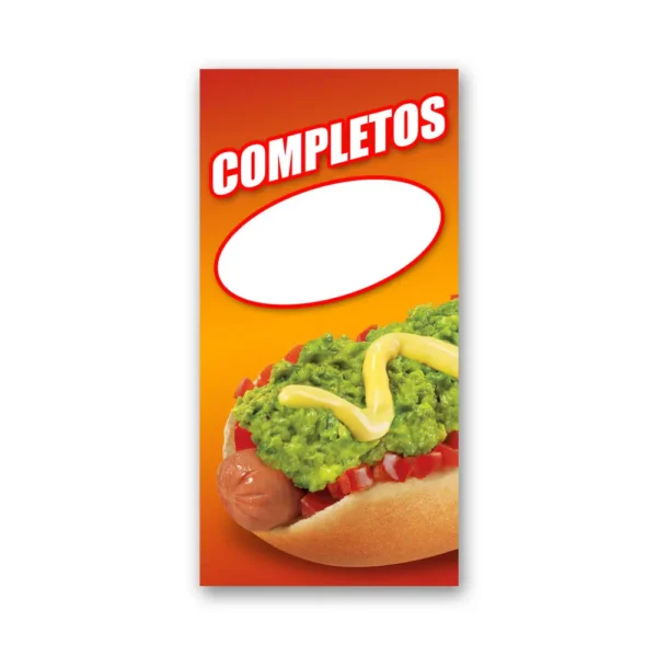 Pendon Publicitario colgante coompleto