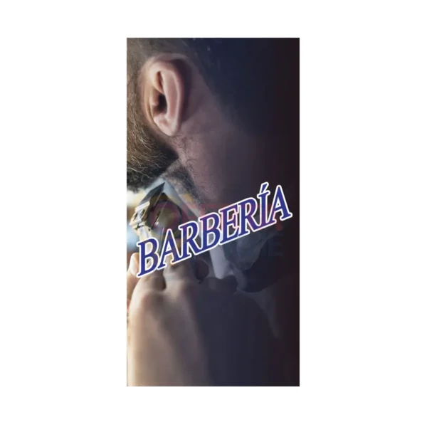 Pendon Publicitario colgante barberia