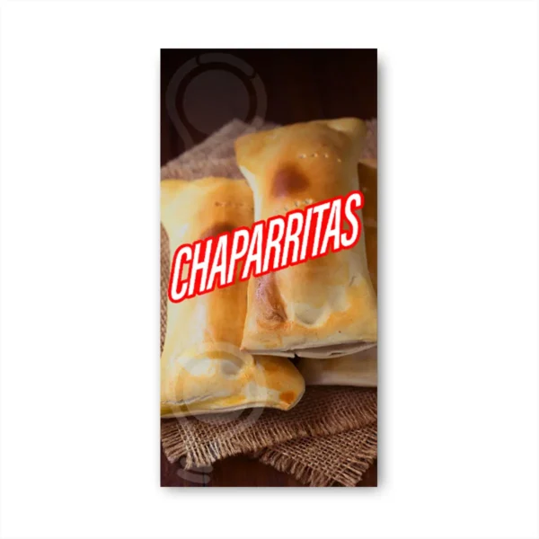 Pendon Publicitario colgante chaparriitas