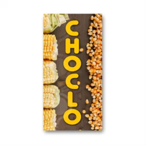 pendon publicitario colgante maiz