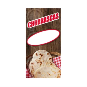 Pendon Publicitario colgante churrascas