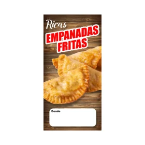 Pendon Publicitario colgante empanadas fritas