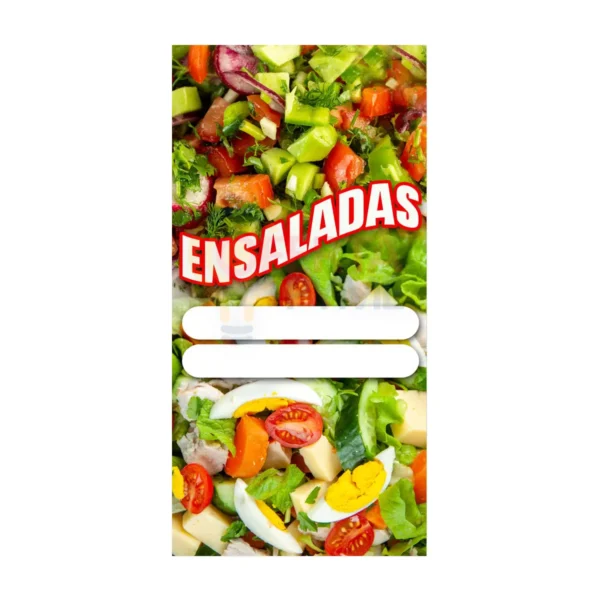 Pendon Publicitario colgante ensalada