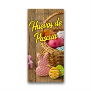Pendon Publicitario colgante huevos de pascua
