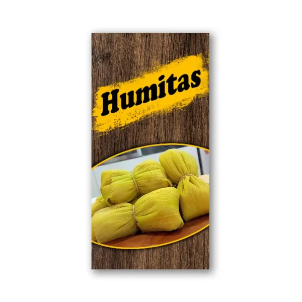 Pendon Publicitario colgante humitas