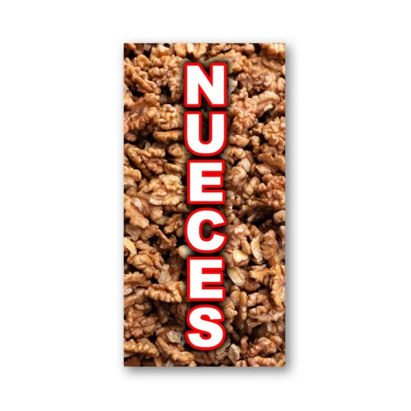 Pendon Publicitario colgante nueces