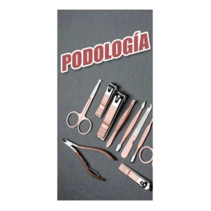 Pendon Publicitario colgante podologia