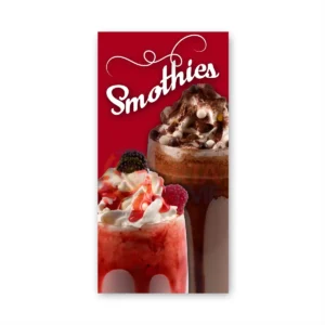 Pendon Publicitario colgante smoothies