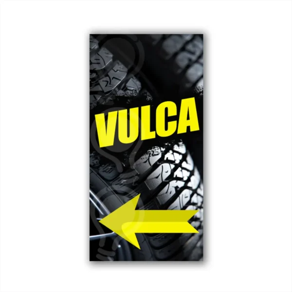 Pendón Vulca | Flecha Izquierda