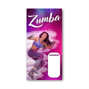 Pendon Publicitario colgante zumba