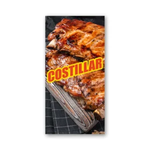 pendon publicitario colgante costillar