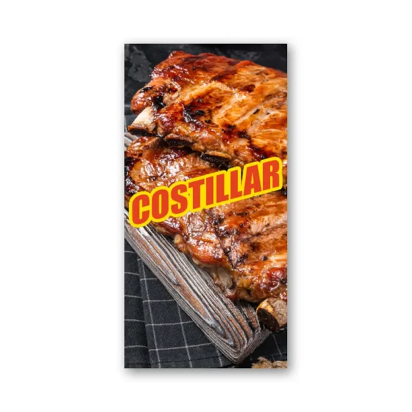 pendon publicitario colgante costillar