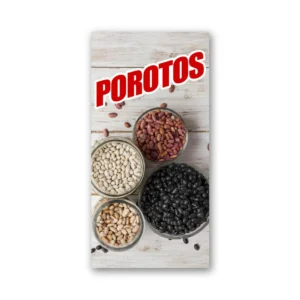 pendon publicitario colgante porotos